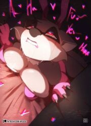 2025 absurd_res anal anal_sex ann_coon_(hgoldenbell) anthro anthro_on_anthro anthro_penetrated anthro_penetrating anthro_penetrating_anthro argosornstein armwear black_body black_fur black_nose blood bodily_fluids bovid bovine breasts bunny_costume cattle clothed clothed_anthro clothed_female clothing comic costume dialogue drooling duo elbow_gloves english_text fake_ears fake_rabbit_ears fangs female female_penetrated fingers fur gloves grey_body grey_fur handwear hercules_(argosornstein) hi_res humanoid_hands larger_male male male/female male_penetrating male_penetrating_female mammal markings penetration penile penile_penetration penis_in_ass procyonid raccoon ring_(marking) ringed_tail saliva scratches sex size_difference smaller_female speech_bubble striped_markings striped_tail stripes sweat tail tail_markings tears teeth text url
