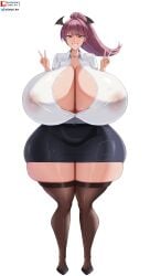1girls big_breasts big_hipped big_hips breasts child_bearing_hips cleavage enormous_breasts enormous_tits female female_focus female_only giant_breasts giant_tits gigantic_breasts gigantic_tits hips hips_wider_than_shoulders huge_breasts huge_hips large_breasts large_hips large_tits massive_breasts massive_tits sahal_art secretary_outfit skirt solo solo_female solo_focus stockings tagme wide_hips