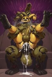 ai_generated anal big_penis big_testicles cum five_nights_at_freddy's five_nights_at_freddy's_3 five_nights_at_freddy's_4 fnaf gay hugging_from_behind male/male penis penis_in_ass plushtrap_(fnaf) saliva satisfied satisfied_look smile springtrap_(fnaf)