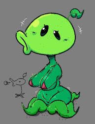 peashooter (pvz) from plants vs zombies by dibujobienraro