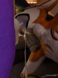 3d_(artwork) 4:3 absurd_res animal_genitalia animal_penis anthro balls blender_(artwork) blender_(disambiguation) blender_cycles bodily_fluids canid canine canine_genitalia canine_penis chriskodiak chriskodiak(artist) cum cum_drip cum_in_mouth cum_inside cum_on_penis deep_throat digital_media_(artwork) dripping duo erection faronfloof(character) fellatio fox fur furniture genital_fluids genitals hi_res inflation knot knotted_penis male male/male male_penetrating mammal neck_bulge nude open_mouth oral oral_penetration penetration penile penis rexouium sex sofa vrchat_model watermark