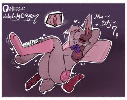 animatronic anthro breasts dildo female female/female five_nights_at_freddy's genitals hi_res knot lagomorph leporid machine male mammal naholadydragon penis plushie pussy rabbit robot scottgames sex_toy solo vaginal_penetration vanny_(fnaf)
