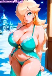 princess rosalina from mario (series) by king ai