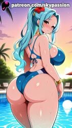 1girls 2025 ai_assisted ai_generated anime artist_name ass ass beach big_ass big_breasts big_breasts big_breasts big_butt big_chest blue_hair blue_swimsuit blush booty bracelet breasts breasts breasts bubble_ass bubble_butt bust busty buttocks chest clothed_female cloud cloudy_sky coconut curvy_ass curvy_butt cute_ass earrings evening fat_ass female_focus female_only firm_ass flower giant_ass gradient_sky hair_flower hair_ornament heavy_ass hi_res high_quality high_resolution highres horizon huge_ass jewelry juicy_ass juicy_butt large_ass large_breasts long_hair looking_at_viewer looking_back massive_ass nefertari_vivi ocean one-piece_swimsuit one_piece orange_sky outdoors palm_tree patreon patreon_username perfect_ass plant plump_ass ponytail pool poolside purple_sky round_ass sexy_ass sky skypassion solo stable_diffusion sun sunset swimsuit swimwear thick_ass thighs tight_ass tree twilight voluptuous_ass water watermark wet wide_ass