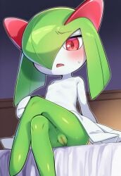 ai_generated female kirlia komasan_(ai_artist) pokemon pokemon_(species) pokemon_rse
