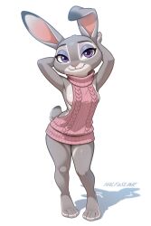 judy hopps from zootopia by halfaslime