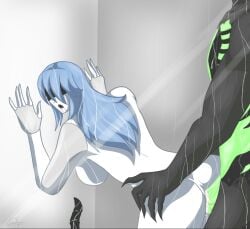 1boy 1girls 1x1x1x1 artist_request ass breasts cum cum_in_pussy dream_game eunoia female forsaken_(roblox) male penis roblox roblox_game robloxian sex shower_sex source_request standing standing_sex tagme thighs