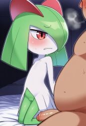 ai_generated female kirlia komasan_(ai_artist) pokemon pokemon_(species) pokemon_rse