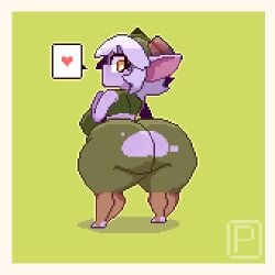 1girls ass breasts cleavage female female_focus female_only fur furry furry_female furry_only pixzapix tristana