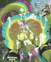 absurd_res after_anal after_sex anthro anus ass balls big_butt blue_body blue_scales blue_stripes bodily_fluids bottom_heavy clothing cum cum_drip cum_in_ass cum_inside cum_on_butt dialogue dripping english_text epic_games erection fortnite genital_fluids genitals green_body green_scales half-closed_eyes hi_res huge_butt humanoid_genitalia humanoid_penis inviting legwear licking licking_lips lizard lizzik_(fortnite) looking_pleasured low-angle_view male male_only mrt0ony narrowed_eyes pear-shaped_figure penis perineum presenting presenting_anus presenting_balls presenting_hindquarters presenting_penis pupils reptile scales scalie slit_pupils smile solo speech_bubble striped_body striped_scales stripes text thick_thighs tongue tongue_out vein veiny_penis wide_hips yellow_sclera