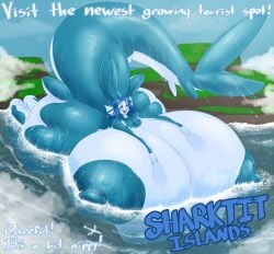 1girls anthro ass beepunz big_ass big_breasts breasts female female_focus female_only fish gummy_(beepunz) hand_on_breast heart hi_res highres huge_ass huge_breasts hyper hyper_breasts massive_ass massive_breasts nipples ocean open_mouth shark shark_girl shark_tail sharp_teeth tagme water