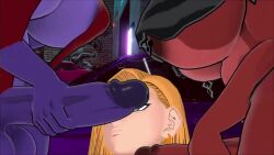 1girls 2futas 3d android_18 areolae big_breasts big_penis bikini blonde_hair blue_eyes bonfie bonfie_(cally3d) bonfie_(cryptia) bonfie_(cryptiacurves) bonnie_(cally3d) bonnie_(fnaf) crossover dragon_ball dragon_ball_z fazclaire's_nightclub female fexa fexa_(cally3d) fexa_(cryptia) fexa_(cryptiacurves) five_nights_at_freddy's fnaf foxy_(fnaf) fredina's_nightclub furry futa_masturbation futanari intersex low-angle_view masturbation midriff music purple_body red_body short_playtime shorter_than_10_seconds sling_bikini sloppydragons sound stroking_penis tagme underboob video vrchat white_skin