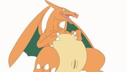 16:9 1girls 2019 animated big_ass blue_eyes breath charizard chubby claws dragon feet female female_only feral flat_chest green_skin half-closed_eyes heavy_breathing long_neck loop nintendo no_nipples nude open_mouth orange_skin panting pokémon_(species) pokemon pokemon_(species) pokemon_rgby pussy scalie simple_background solo thick_thighs tongue video_games wide_hips wings yourfren