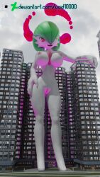 1girls 3d 3d_(artwork) 3d_artwork 3d_render absurd_res absurdres anthro blender breasts city dynamax dynamax_pokemon female gardevoir generation_3_pokemon giantess giantess_growth gigantamax gigantamax_pokémon growth macro nude nude_anthro nude_female pokemon pokemon_(species) pussy solo void10000