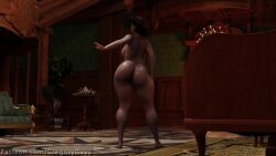3d alcina_dimitrescu animated big_ass big_breasts curvy_female gregoryguyy hat milf nude_female nude_woman resident_evil resident_evil_8:_village self_spanking slapping_own_ass spanking spanking_self tagme tits vampire_girl video voluptuous_female