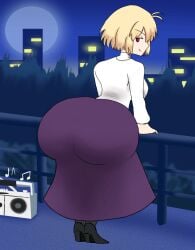 1girls animated arcueid_brunestud ass ass_clapping ass_expansion ass_shake big_ass big_breasts blonde_hair boombox bottom_heavy breasts bubble_butt clapping_cheeks clothing dat_ass dumptruck_ass fat_ass female female_only full_body huge_ass imstupid13 large_ass looking_at_viewer looking_back melty_blood red_arcueid red_eyes shaking_ass smile solo solo_female thick_ass thick_thighs tsukihime twerking type-moon vampire vampire_girl wide_hips