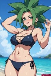 1girls abs ai_generated big_breasts breasts cum_in_pussy dragon_ball dragon_ball_super dragon_ball_z fusion_character girl green_eyes green_hair horny horny_female kefla legendary_super_saiyan looking_at_viewer medium_hair muscular_female nipples original_character potala pussy self_upload solo stable_diffusion super_saiyan super_saiyan_2 thick_legs thick_thighs thighs