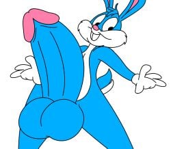 balls buster_bunny heavymetalrules humanoid_penis looking_at_viewer penis tiny_toon_adventures