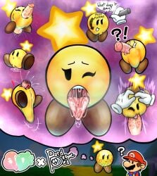 all_the_way_through anal blowjob burdbeforebed female huge_cock hyper_stomach_bulge imagining mario mario_(series) mario_and_luigi:_paper_jam mario_and_luigi_(series) nintendo nude oral paper_mario penetration penis sex starlow stomach_bulge waddling_head