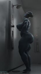 1female 1girls 3d 3d_(artwork) 9:16 alien alien_girl artist_name asari ass big_ass big_breasts big_thighs blue-skinned_female blue_body blue_skin breasts bubble_butt busty dumptruck_ass feet female female_only fully_naked fully_nude fully_nude_female huge_ass huge_breasts huge_thighs large_breasts legs low-angle_view mass_effect mass_effect_2 mature mature_body mature_figure mature_woman milf mommy naked naked_female nipple nude nude_female round_ass russy_macalroy samara shower showering smiling solo solo_female tagme thick thick_ass thick_legs thick_thighs thighs voluptuous voluptuous_female water wet_skin wide_hips