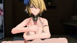 1boy 1girls 3d big_breasts blonde_hair blue_eyes boobjob breasts clothed_female_nude_male clothing commander_(girls'_frontline) cum cumshot dress english english_voice_acting female flower flower_in_hair girls'_frontline girls'_frontline_2:_exilium handjob large_breasts looking_at_viewer male mole mole_on_breast mole_under_eye nikketa_(girls'_frontline_2) nsfw_sonia_va orgasm painted_nails paizuri penis pov short_hair tagme titjob uncleburnnsfw video vsk-94_(girls'_frontline)