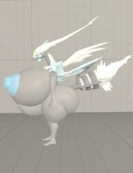 3d_(artwork) anthro artist ass belly breasts digital_media_(artwork) evalyn_dragon female generation_5_pokemon hyper interspecies kyurem legendary legendary_pokemon nintendo nipples overweight pokemon pokemon_(species) pokephilia solo source_filmmaker_(artwork) white_kyurem