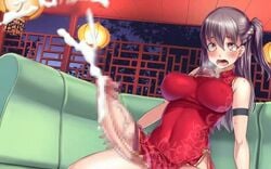 1futa animated blush bosshi censored chinese_clothes cum dickgirl ejaculation erect_nipples_under_clothes erection excessive_cum futa_only futanari handsfree_ejaculation huge_cock huge_penis intersex kneeling large_breasts no_sound penis solo usso veiny_penis video