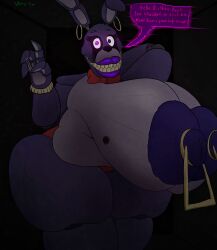 absurd_res age_difference android animatronic anthro areola back_room balls barbell_piercing belly big_areola big_balls big_belly big_breasts big_nipples bonnie_(fnaf) bow_tie bracelet breasts camel_toe clothed clothing cybernetics cyborg dirty ear_piercing ear_ring elderly eyelashes eyeliner female five_nights_at_freddy's genitals gesture glowing glowing_eyes hand_behind_head hi_res hoop_ear_ring huge_areola huge_balls huge_breasts huge_nipples huge_thighs hyper hyper_areola hyper_balls hyper_genitalia hyper_lips hyper_nipples jewelry lagomorph leporid lips lipstick looking_at_viewer m4n machine makeup mammal mascara mascara_smear mascara_tears mature_anthro mature_female mold_(fungus) moldsmal montgomery_glands navel nipple_barbell nipple_handles nipple_piercing nipple_ring nipples obese obese_anthro obese_female older_female overweight overweight_anthro overweight_female panties panties_only piercing purple_eyes purple_lips purple_lipstick rabbit raised_arm ring_piercing robot rule_63 scottgames smile smiling_at_viewer solo talking_to_viewer teeth thick_lips thick_thighs topless trespassing undertale undertale_(series) underwear underwear_only vein veiny_breasts waving waving_at_viewer waving_hand wrinkles yellow_teeth