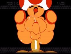 1up animated belly belly_button cum cum_in_ass drool drooling fat_ass fat_butt femboy gay gay_sex male/male male_only mario_(series) precum precum_drip precum_on_penis precum_string riding riding_penis shiny_ass shortstack smile thick_ass thick_thighs toad_(mario)