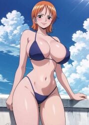 female female_only nami_(one_piece) one_piece redeyes300