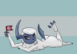 absol anthro arcatech female generation_3_pokemon nintendo nude pokemon pokemon_(species) solo tagme