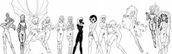 00s 2000s 2009 blink_(x-men) clarice_ferguson crossover dc demona disney domino_(marvel) duck_dodgers exiles frankie_raye gargoyles koriand'r kyle_twilight martian_(duck_dodgers) marvel marvel_comics monochrome mummies_alive neena_thurman nefer-tina nipples nocturne_(x-men) nova_(marvel) pussy queen_tyr'ahnee rogue_(x-men) starfire starfire_(comics) straight_hair talia_wagner teen_titans the_authority the_engineer x-force x-men