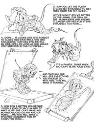 anthro chip_&#039;n_dale_rescue_rangers disney female female_only furry gadget_hackwrench mammal monochrome mouse nipples rodent solo tagme what