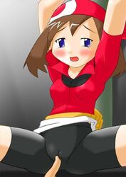 female human human_only may_(pokemon) pokemon red_bandana straight_hair tagme