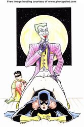 artist_request batgirl batman_(series) cuckold dc dc_comics dick_grayson female human joker male robin_(dc) robin_(dick_grayson) straight