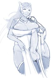 symmetra from overwatch by sukebepanda