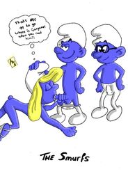 brainy_smurf female male smurf smurfette straight tagme the_smurfs