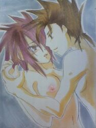 kratos_aurion lloyd_irving lowres qvga rule_63 tales_of_(series) tales_of_symphonia