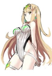 artist_request blonde_hair breasts mythra_(radiant_beach)_(xenoblade) nintendo tagme xenoblade_chronicles_2