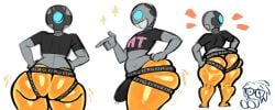 big_ass big_butt curvy_male male_only rem_(oc) remiman robot wide_hips