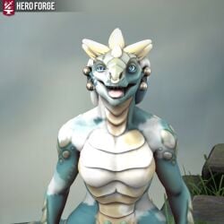 blue_scales bukkake cum femboy gay hero_forge lizard_tail lizardman reptile_humanoid reptilian