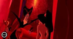 accurate_art_style aladdin angry_face animated dark_skin female gif human imminent_rape jafar male naked_female nipples nude nude_female nude_filter princess_jasmine third-party_edit