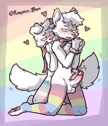 2024 2boys anthro anthro_on_anthro anthro_penetrated anthro_penetrating balls ballsack collar erect erect_penis furry furry_balls furry_ears furry_male furry_only gay gay_anal gay_flag gay_sex glans handcuffed handcuffs hands_tied hands_together holding_collar looking_at_partner looking_pleasured looking_seductive male/male male_only original_character original_characters pansexual_male pansexual_pride_colors penetration penetration_from_behind penis pleasure_face pride_color_clothing pride_color_flag pride_colors pumpkinbon rainbow_flag sex socks_only tail tail_motion tailwag thigh_highs thigh_highs_only thighhighs thighhighs_only trans_flag white_fur white_tail wolf yaoi