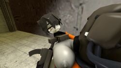 3d cute lethal_company robot robot_girl turret_(lethal_company)