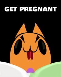 animated back_boob breasts chibi duo female feral first_person_view genitals male male/female meme penis sex silphium skartyuz