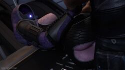 1boy 1girls 3d 3d_animation animated athletic_female blender commander_shepard facelesstrigger female handholding light-skinned_male male mass_effect on_side partially_clothed purple_skin quarian sex skin_tight sound suit tagme tali'zorah_nar_rayya thick_thighs vaginal_penetration video wide_hips