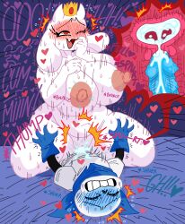 1boy 1girls _nude_female ass back_view bed bedroom belly big_areola big_ass big_breasts big_butt big_penis blue_penis blush bouncing_breasts breasts chubby chubby_female closed_eyes completely_nude cowgirl_position crown cum cum_in_pussy cumming cumming_together cumming_while_penetrating duo ejaculation female furry goat happy heart_symbol horny horny_female huge_ass huge_breasts large_areolae large_breasts large_butt male male/female mature_female milf naked naked_female nipples noursteddy nude nude_female oral oral_sex paws penetration penis pussy sans seductive skeleton smaller_male smile smiling sperm_cell sucking_nipples thick_thighs thighs tight_clothing toriel underswap underswap_sans underswap_toriel vagina vaginal_penetration wet wet_body x-ray