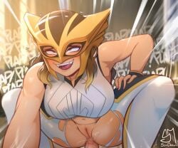 1boy 1female 1girls 2025 2025s 2d 2d_(artwork) 3boys 5_fingers black_eyes brown_hair bukkake cuban dc dc_comics dcu eyebrows eyelashes female female_on_top gangbang guy_gardner hawkgirl hawkgirl_(dcu) heart heart_symbol heroine latex latina male male/female male_penetrating male_penetrating_female metamorpho panties peruvian_female semidraws spandex superheroine superman superman_(2025) text text_box