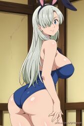 ai_generated bunnysuit clothing elizabeth_liones full full_body long_hair seven_deadly_sins sexy