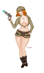 beret girl from fallout by kupokatart